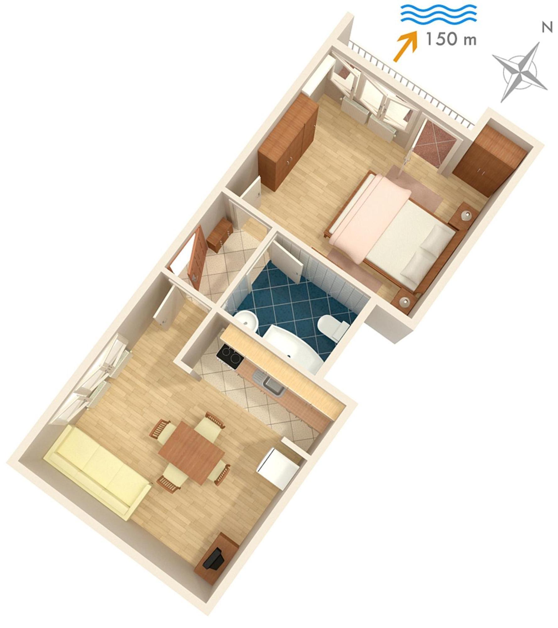 Apartments And Rooms With Parking Space مالي لوشينغْ المظهر الخارجي الصورة